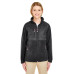 Ladies' Fleece Jacket with Quilted Yoke Overlay