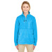 Ladies' Fleece Jacket with Quilted Yoke Overlay