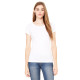 Ladies' Sheer Mini Rib Short-Sleeve T-Shirt