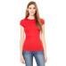 Ladies' Sheer Mini Rib Short-Sleeve T-Shirt