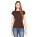 Ladies' Sheer Mini Rib Short-Sleeve T-Shirt