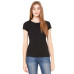 Ladies' Sheer Mini Rib Short-Sleeve T-Shirt
