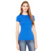 Ladies' Sheer Mini Rib Short-Sleeve T-Shirt