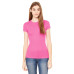 Ladies' Sheer Mini Rib Short-Sleeve T-Shirt
