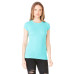 Ladies' Sheer Mini Rib Short-Sleeve T-Shirt