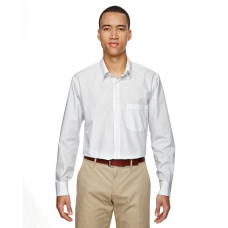Men's Align Wrinkle-Resistant Cotton Blend Dobby Vertical Striped Shirt