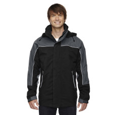 Adult 3-in-1 Seam-Sealed Mid-Length Jacket with Piping
