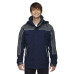 Adult 3-in-1 Seam-Sealed Mid-Length Jacket with Piping