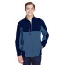 Men's Compass Colorblock Three-Layer Fleece Bonded Soft Shell Jacket