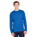 Men's Agility Performance Long-Sleeve Piqué Crewneck