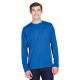 Men's Agility Performance Long-Sleeve Piqué Crewneck