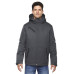 Men's Rivet Textured Twill Insulated Jacket
