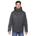 Men's Rivet Textured Twill Insulated Jacket
