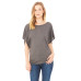 Ladies' Flowy Draped Sleeve Dolman T-Shirt