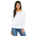 Ladies' Flowy Long-Sleeve Off Shoulder T-Shirt