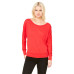 Ladies' Flowy Long-Sleeve Off Shoulder T-Shirt