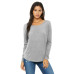 Ladies' Flowy Long-Sleeve T-Shirt with 2x1 Sleeves