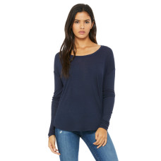 Ladies' Flowy Long-Sleeve T-Shirt with 2x1 Sleeves