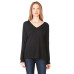 Ladies' Flowy Long-Sleeve V-Neck