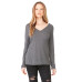 Ladies' Flowy Long-Sleeve V-Neck