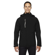 Men's Axis Soft Shell Jacket with Print Graphic Accents