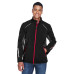 Men's Pursuit Three-Layer Light Bonded Hybrid Soft Shell Jacket with Laser Perforation