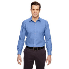 Men's Precise Wrinkle-Free Two-Ply 80's Cotton Dobby Taped Shirt