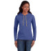 Ladies' Lightweight Long-Sleeve Hooded T-Shirt
