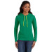 Ladies' Lightweight Long-Sleeve Hooded T-Shirt