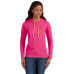 Ladies' Lightweight Long-Sleeve Hooded T-Shirt