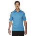 Men's Exhilarate Coffee Charcoal Performance Polo with Back Pocket