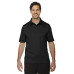 Men's Exhilarate Coffee Charcoal Performance Polo with Back Pocket