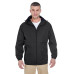 Adult Microfiber Full-Zip Hooded Jacket