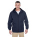 Adult Microfiber Full-Zip Hooded Jacket
