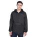 Adult Quarter-Zip Hooded Pullover Pack-Away Jacket