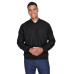 Adult Long-Sleeve Microfiber Crossover V-Neck Wind Shirt