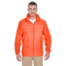Adult Full-Zip Hooded Pack-Away Jacket