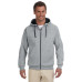 Adult 8 oz. NuBlend® Contrast Full-Zip Hood