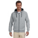 Adult 8 oz. NuBlend® Contrast Full-Zip Hood