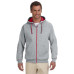Adult 8 oz. NuBlend® Contrast Full-Zip Hood