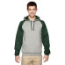 Adult 8 oz. NuBlend® Colorblock Raglan Pullover Hood