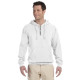Adult 8 oz. NuBlend® Fleece Quarter-Zip Pullover Hood