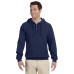 Adult 8 oz. NuBlend® Fleece Quarter-Zip Pullover Hood