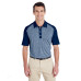 Men's Heather Block Polo
