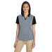 Ladies' Heather Block Polo