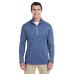 Men's 3-Stripes Heather Quarter-Zip