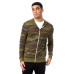 Men's Eco Jersey Triblend Long-Sleeve Printed Full Zip Hoodie