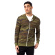 Men's Eco Jersey Triblend Long-Sleeve Printed Full Zip Hoodie