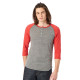 Men's Eco-Jersey™ 3/4-SleeveRaglan Henley