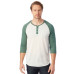 Men's Eco-Jersey™ 3/4-SleeveRaglan Henley